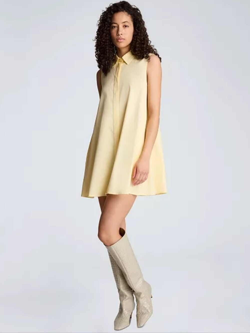 Kenneth Cole Sleeveless Trapeze Dress